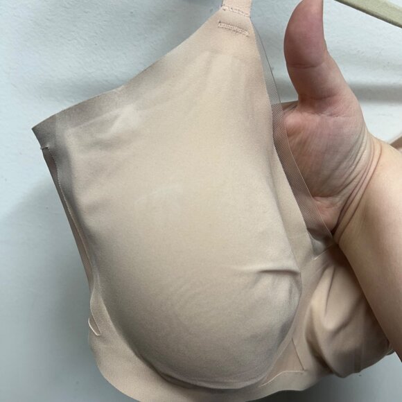 Honeylove V-neck bra nude beige padded comfort M or 36B/C - Picture 4 of 11